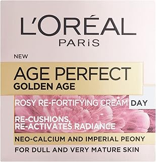 Face hydrating cream L'Oréal Paris, Perfect Golden Age day cream to rehydrate the skin and restore its appearance [50 ml].. DIAYTAR NIGERIA: Bringing affordable shopping solutions with a diverse product catalog delivered nationwide.