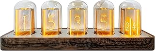 Lonyaby Electronic LED Tube Clock, Awakening in Modern Retro Wood Funded by USB for Interior Decoration (No Assembly required 5RGB).. DIAYTAR NIGERIA delivers happiness in 5-8 days with our affordable and diverse product range.