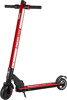 Ducati Corse Red Red Red Electric Scooter The lightest and foldable, fast load in 5 hours, speed: 20 km / h and autonomy up to 15 km, double brakes, front suspension, solid anti -hassle tires of 6 " - for children / adolescents.. DIAYTAR NIGERIA: Your partner in affordable online shopping with dependable delivery within 8 days.