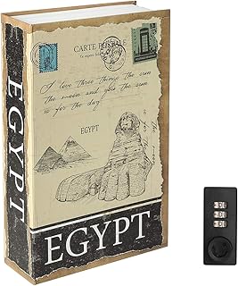 Book safe with combination lock, safe probe hidden in metal, 9.97 "x 6.24" x 3.81 ", Egypt.. Looking for a deal? DIAYTAR Nigeria has thousands waiting for you.