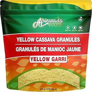 Yellow cassava granules | Garri EBA 908G 2 LB.. Why wait? Get your order in 5–8 days with DIAYTAR Nigeria.