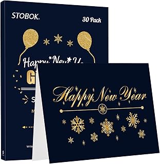 Happy New Year Card: Foldable Golden Holiday 2022 foldable gift card box with Christmas and New Year 5 "x 7" envelopes for Christmas gifts and New Year.. Shop smarter with Nigeria's premier e-commerce platform, featuring affordable products delivered nationwide.