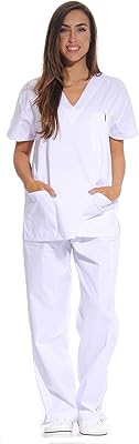 Set of medical scrub 6 Pockets Just Love for Women (V -neck with pants.. Explore limitless products on DIAYTAR Nigeria — at the lowest prices.