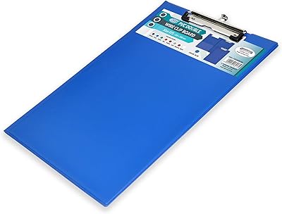 FIS writing panel double in PVC, size f/s with 12 cm metal pliers, blue - FSCB0301BL.. DIAYTAR NIGERIA: Your partner in affordable e-commerce with dependable delivery across Nigeria.