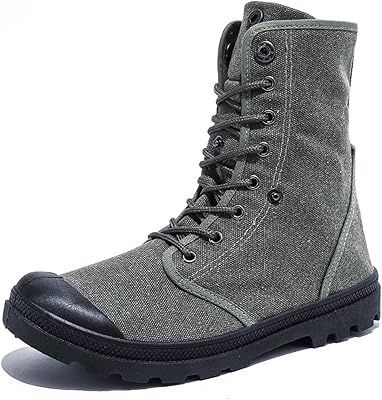 GIVI USA Canvas Shoes For Men Spring Summer Thick sole Outdoor Shoes Rising Sneakers (Color: Army green, Size: 43).. Discover a new way to shop with DIAYTAR NIGERIA's comprehensive marketplace and quick delivery options.