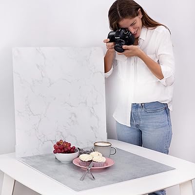 2 -piece photo background card | Realistic photography background | Food photography background | Replica surfaces | Product photography backgrounds | Marble and cement | flat bottom | size L.. DIAYTAR NIGERIA: Where quality meets affordability, with thousands of products delivered in less than 8 days.