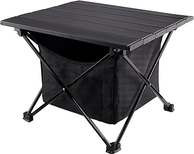 Folding campsite, light aluminum folding table with transport bag and storage basket, outdoor picnic, campsite, barbecue, beach.. Experience the future of online shopping with DIAYTAR NIGERIA's extensive product range and competitive pricing.