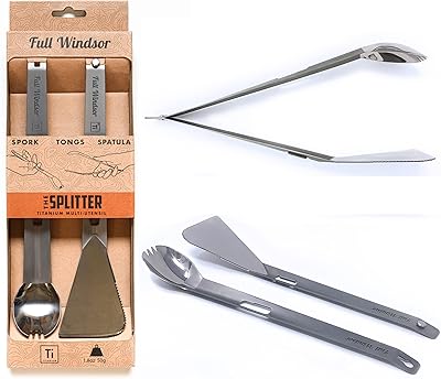 Pliers to be distributed in Windsor titanium, spoon and spatula - Multiple and light Metal Metable and Light Tools for Camping Kitchen, Backpack, Travel, Outdoor Kitchen, Camping Cooking Battery, Setless Tog.. Big savings, small wait times — shop now at DIAYTAR Nigeria.