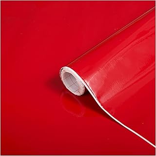 D-C-Fix Waterproof Wallpaper Waterproof to peel off and stick for kitchen, bathroom, cupboards and DIY, shiny red, 26.5 "x 78.7".. DIAYTAR NIGERIA: Your affordable gateway to thousands of products shipped nationwide within the week.