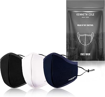 Kenneth Cole neoprene facial mask with fireblock and intelligent temperature - perfect sport mask for your active lifestyle - unisex design, wide face cover, 3 package.. Discover endless possibilities with DIAYTAR NIGERIA's comprehensive selection and reliable shipping.