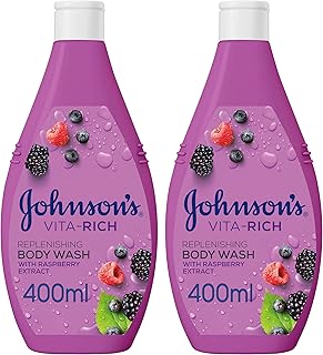 Bodywashing Rejunct vita -rich of Johnson's with cranberry extract - Violet, 800 ml.. Join the movement — fast, affordable shopping only at DIAYTAR Nigeria.