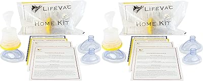 Lifevac 2 -room Lifevac domestic kit - Portable first aid rescue rescue for children and adults, suction device portable respiratory tract for children and adults.. DIAYTAR NIGERIA: Bridging the gap between consumers and quality products with affordable nationwide shipping.