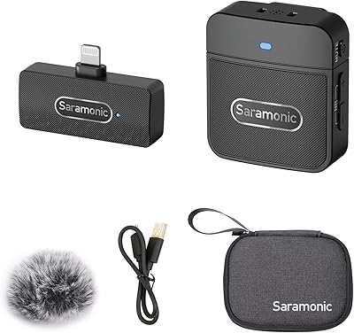 Microphone Saramonic Blink 100b3 wireless tie for iPhone and iPad 2.4 GHz Plug and Play with noise reduction for video recording, live streaming, vlogging and youtube.. From household needs to gadgets, DIAYTAR Nigeria has it all.