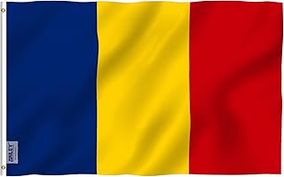 Romanian flag Anli Fly Breeze 3 x 5 feet Vive and resistant color.. DIAYTAR NIGERIA: Your affordable gateway to thousands of products delivered within a week.