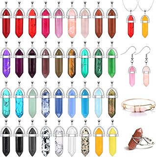 Set of crystal necklaces 36 hexagonal pieces in light crystal stone.. DIAYTAR NIGERIA combines extensive variety with budget-friendly prices and prompt nationwide delivery.