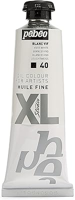 Pebeo fine oil paint with white oil xl 37 ml - shiny white 37 ml.. DIAYTAR NIGERIA connects you with thousands of products at competitive prices, delivered within a week.