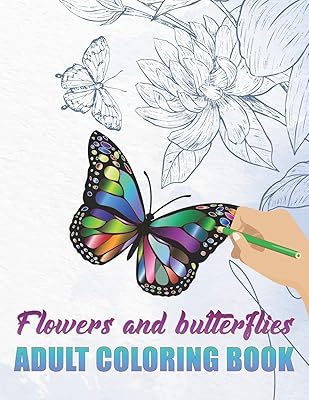 Flowers and butterflies Coloring book for adults: 50.. DIAYTAR NIGERIA: Where thousands of products meet affordable prices and reliable 5-8 day delivery.