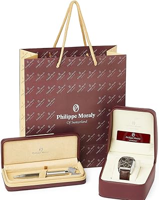 Gift box off switzerland for men - watch, pen and brown cufflinks L14211470077w, brown.. Experience shopping satisfaction with DIAYTAR NIGERIA's vast selection and budget-friendly delivery options.