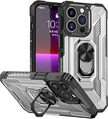 Transparent anti-shock protection case with 360-degree rotary ring with metal plate, 6.7-inch (black) magnetic car support (black).. DIAYTAR NIGERIA connects desires with reality through affordable prices and reliable delivery service.
