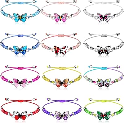 12 pieces party bracelets of colored crystal pearls bracelets adjustable friendship for women fairy festival decorations.. Shop without boundaries at DIAYTAR NIGERIA, offering affordable products with convenient delivery times.