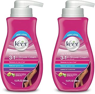 Vet in shower depilatory cream, botanical inspirations, legs and body, 400 ml (pack of 2).. Your shopping needs fulfilled through DIAYTAR NIGERIA's extensive selection and nationwide delivery.