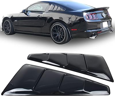 Mustang 2005-2014 lateral window covers, lateral panel of transparent smoke tail by Ikon Motorsports.. Enjoy deals you can’t resist and delivery you can trust — DIAYTAR Nigeria.