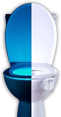 Toilet night light with motion detector - Unique and fun Christmas gift idea for men, women and children - Excellent new gadget, perfect for a hanging of a railings or a retirement party.. Your new favorite way to shop online — DIAYTAR Nigeria.