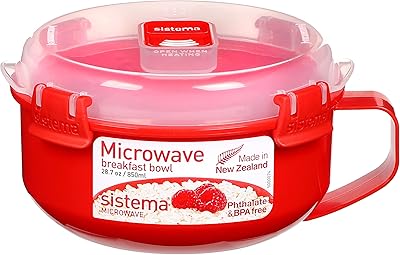 Plastic breakfast bowl from the Sistema 2850 microwave collection collection.. DIAYTAR NIGERIA: Making quality products accessible to all Nigerians at affordable prices.