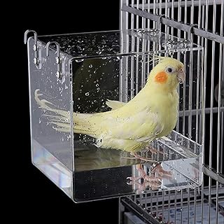 Bird shower cage, pet cleaning products, Calopsy bathtub with suspension hooks for small parrots, small lean, wigs, portable shower for most bird cages.. DIAYTAR NIGERIA connects desire with fulfillment through our affordable e-commerce platform.