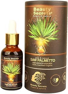 Beauty Secrets Saw Palmetto Vitalizer for hair growth 30 ml | Natural serum for hair growth for men and women to reduce hair loss and stimulate faster hair growth.. DIAYTAR NIGERIA delivers value, variety, and convenience with our nationwide 5-8 day shipping.