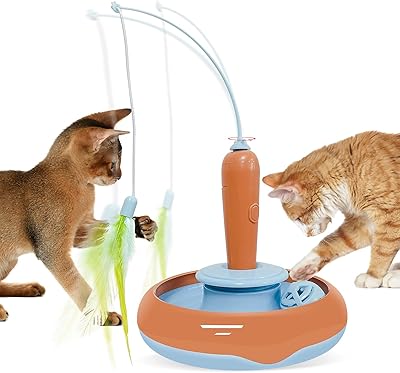 3 -in -one interactive interactive toys with 360 degree rotary electric column, fun bell ball and toy tray for large and small cats (batteries not included).. Discover why thousands choose DIAYTAR NIGERIA for affordable products delivered in less than a week.