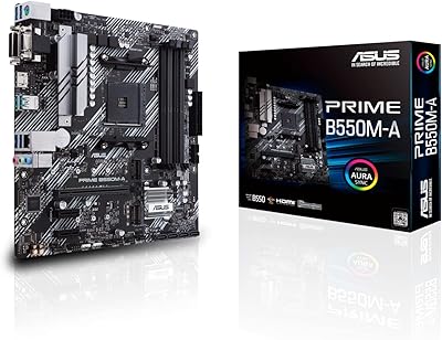 Motherboard Asus B550M-A (AMD B550) (Ryzen AM4) Micro Atx with Double M.2, PCIe 4.0, 1 GB Ethernet, HDMI, D-Sub/DVI, SATA 6 Gbit/S, USB 3.2 Gen 2 Type-A, RVB synchronization headers will have.. Elevate your shopping experience with DIAYTAR NIGERIA's vast catalog and budget-friendly options.