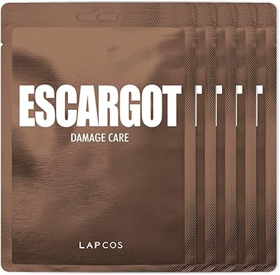 Fabric mask for the face for daily use of 5 -room lapcos - snail: damage care.. Experience the ease of modern shopping with DIAYTAR NIGERIA's comprehensive platform and quick delivery.
