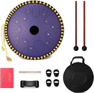 Steel tongue drum juul RC 14 inches in carbon steel with chopsticks.. From kitchen tools to phones — DIAYTAR Nigeria ships it all in a week.