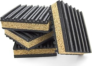 Insulating cushion in rubber/blus anti-vibrations raco, package of 4 (6" x 6").. Browse endless categories on DIAYTAR Nigeria — your items delivered in just days.