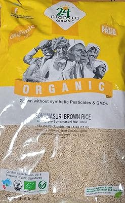 Sona Mazuri organic brown rice of 24 mantras, 5 kg.. Fast. Reliable. Affordable. DIAYTAR Nigeria is all that and more.