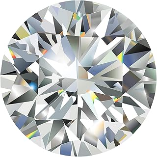 Filoche Moissanite Pierre Incolor Round Tailor Slinning VVS1 simulated Diamond Precious stones for pendant ring manufacturing of jewelry, 0.3ct-4ct.. DIAYTAR NIGERIA: Where shopping is easy, prices are low, and delivery is just days away.