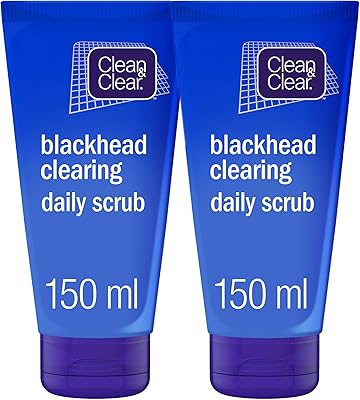 Daily cleanser and scrub for the clean face Clean & Clear Blackhead Removal, 150 ml, 2, blue package, 300 ml.. DIAYTAR NIGERIA: Revolutionizing how Nigerians shop with affordable prices and prompt delivery services.