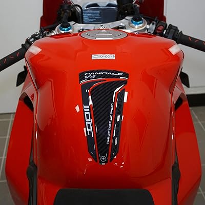 3D sticker for tank protection compatible with Ducati Panigale V4 2018-2021.. DIAYTAR NIGERIA brings the market to your screen with thousands of affordable products delivered to your door.