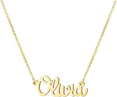 Personalized name necklace 18 -carat gold plated for New Mother Marson of Honor, Gift jewelry for women, metal, without precious stones.. DIAYTAR NIGERIA brings the nation's largest product catalog to your doorstep at prices you'll appreciate.
