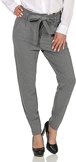 Large pants with Vimaiva Vero Moda for Women's tile belt, in stock.. DIAYTAR NIGERIA: Bringing affordable shopping solutions with a diverse product catalog delivered nationwide.
