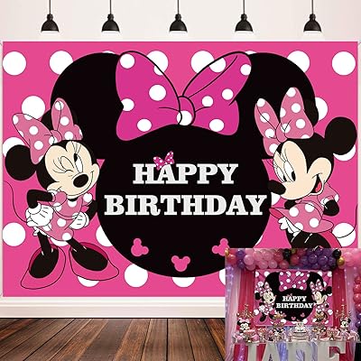 Pefsinol Une Fond De Bond Photo Minnie Mouse For Girls 1st Anniversary MICKKEY MOUSE PLOS DESIGN Decoration 7x5 feet Birthday Fête Decoration.. Navigate through thousands of products at pocket-friendly prices with DIAYTAR NIGERIA's easy-to-use platform.