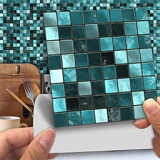 25 Pieces of self-adhesive tiles, interior decoration, tiling sticker to peel off and glue, sticker of waterproof wall tiles for kitchen and bathroom, 4x4 inch.. From Lagos to Kano, DIAYTAR Nigeria delivers across Nigeria in days.