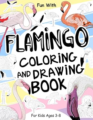 Coloring book and pink flamingos for children of 3.. The smarter way to shop online in Nigeria is through DIAYTAR Nigeria.