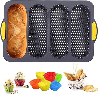 Mogozed Silicone Pastry Mold for French Wand/Hot Dog, pastry mold with 6 muffin, non-stick, easy to clean, heat resistant with 4 holes.. Discover more ways to save — every day on DIAYTAR Nigeria.