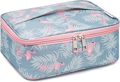 Travel makeup bag, large makeup bag to organize make -up brushes, gifts for women and girls, pink, easy to transport... DIAYTAR NIGERIA: Your partner in affordable online shopping with dependable delivery within 8 days.