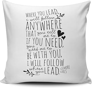 Custom Fashion Decor Home Black And White Pillow Gilmore Girls.. Experience convenient online shopping on DIAYTAR Nigeria — wide selection and affordable delivery.