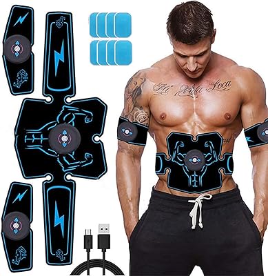 Beauty EMS Pads Muscle Stimulator Muscle Stimulator Abdominal Muscle Muscle Tonification Belt Abdominal Fitness Coach for the abdomen, arms and legs, with 6 modes and 10 levels.. DIAYTAR NIGERIA delivers on our promise of variety, affordability, and prompt nationwide shipping.