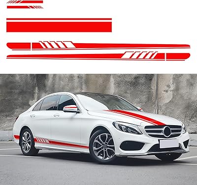 Singica 5 Pieces of Vinyl Sticker Kit Strilations for Car Carrosser.. DIAYTAR NIGERIA delivers affordability and convenience with every purchase, shipped within the week.
