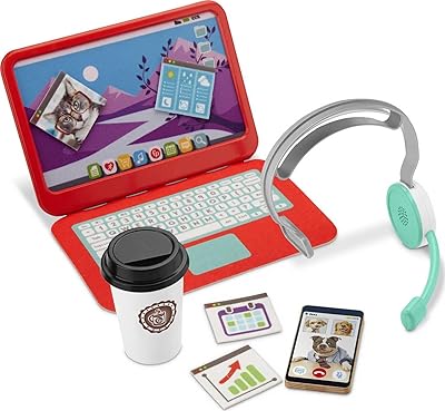 Set of toys 8 Fisher-Price My Home Office for preschool children aged 3 years and over.. DIAYTAR NIGERIA transforms online shopping with competitive prices and dependable nationwide delivery.